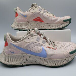 Nike Pegasus Trail 3 Shoes Womens Sz 8 Light Soft Pink Ember Hiking Running EUC